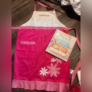 American Girl Cooking : Recipe book And Apron Bundle.